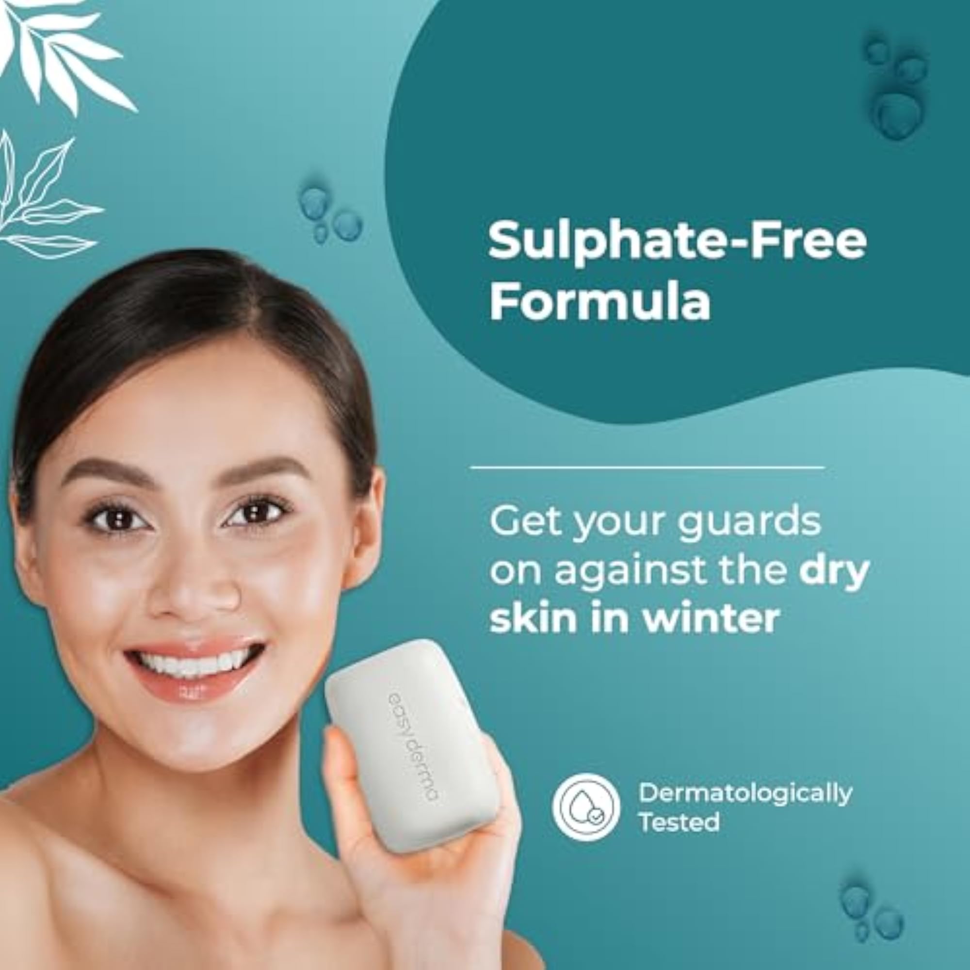 Moisturizer Soap for Dry Skin, Pack of 2, 75GM Each